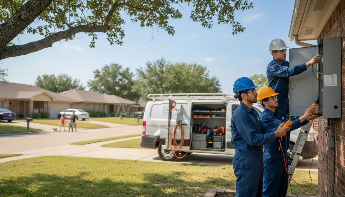 Certified electrician providing emergency electrical services in Center, KY